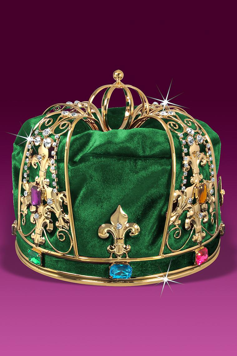 MC913GG Royal Green Velvet Men's King Crown